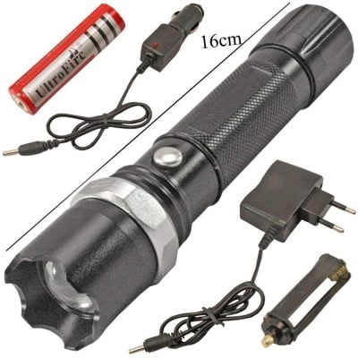 Lista Swat Multifunction Rechargeable Led 50W Flashlight Torch