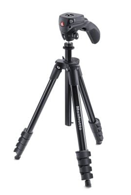 Manfrotto Compact Action Aluminium tripod with Hybrid Head