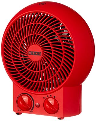 Usha Fan Heater (3620) 2000-Watt with Overheating Protection (Red)