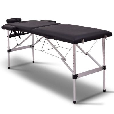GiantexGiantex 72inchL 2 Section Portable Massage Table