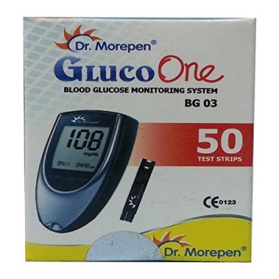 Dr. Morepen BG-03 Blood Glucose Test Strips, 50 Strips 