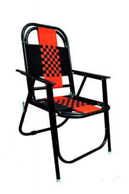 Mbtc Familo Stripe Chair In Black