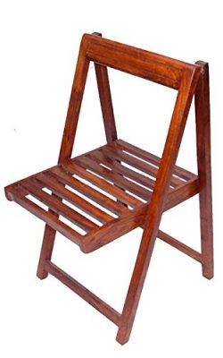 Modish Brown Colour Wooden Folding Chair