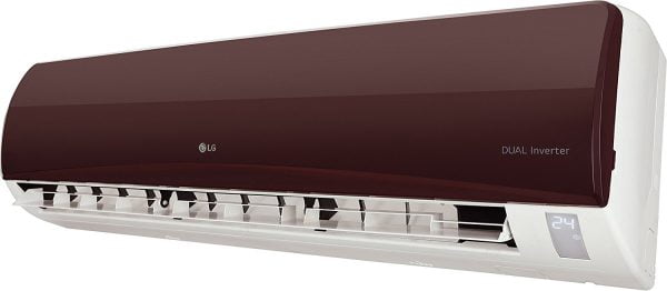 LG 1.0 Ton 3 Star Inverter Split AC (Copper, JS-Q12RUXA, Nova Red)