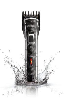 Nova NHT - 1020 100% Waterproof Rechargeable Cordless Beard Trimmer for Men