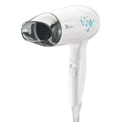 SYSKA Hair Dryer HD1610 with Cool and Hot Air (White)