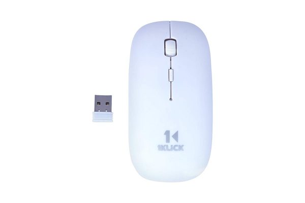 1KLICK WM1 3D Wireless Optical Mouse (White)