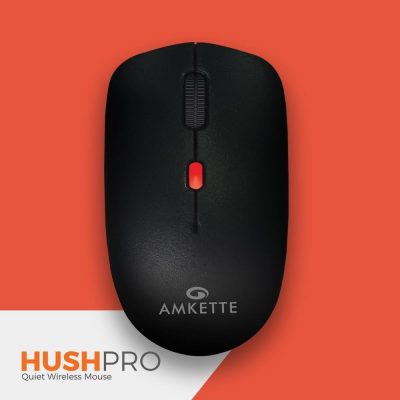 Amkette HushPro-The Quiet Wireless Mouse