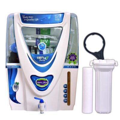 Aqua Ultra Epic A1024 UX2124 14 Stage RO UV UF TDS Alkaline Water Purifier (White)