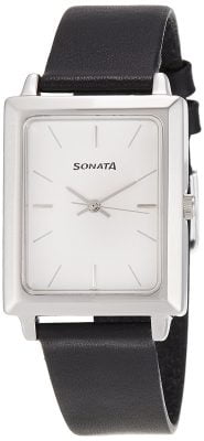 Sonata Classic Analog Silver Dial Men's Watch -NK7078SL03