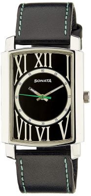 Sonata Yuva Analog Black Dial Men's Watch