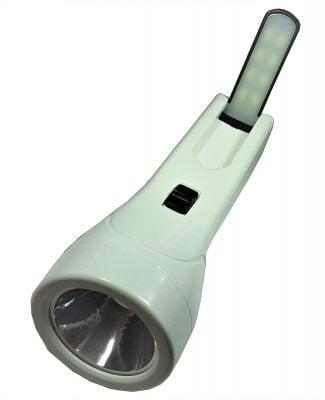 Tuscan High Beam 1 W Rechargeable Reading Lamp Torch (1 plus 8 LED ) TSC-3844 - Colours as per Availability