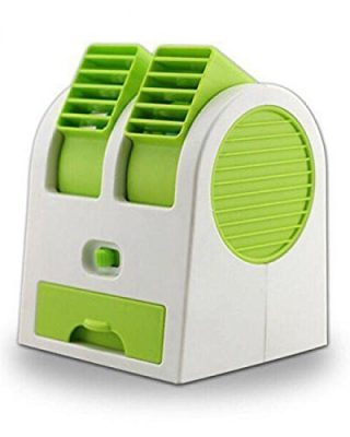 Brijbhoomi Mini Fan & Portable Dual Bladeless Small Air Conditioner