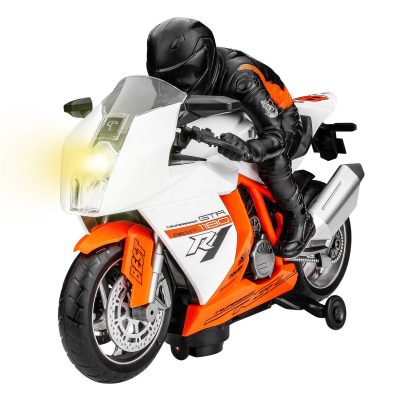 GPTOYS Electric Motorbike Toy with Light and Music