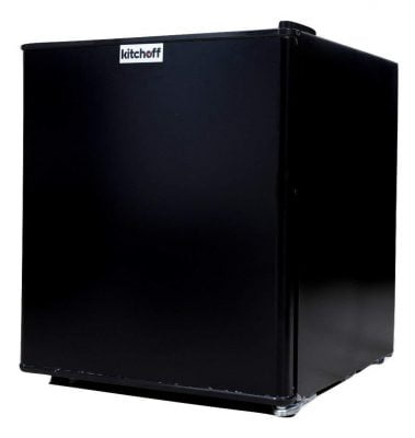 Kitchoff Black Aluminium & Solid Door Refrigerator