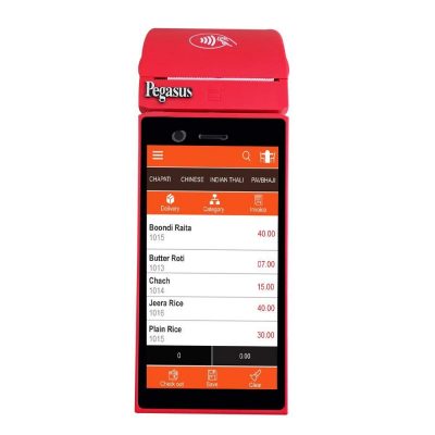 Pegasus PPT8527 Android Handheld POS System Billing