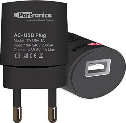 Portronics Wall Charger USB Adapter