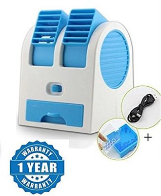 Raptas Mini Fan & Portable Dual Bladeless Small Water Air Cooler