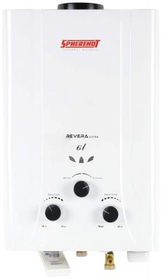 SPHEREHOT 6 LITRE REVERA GAS WATER HEATER