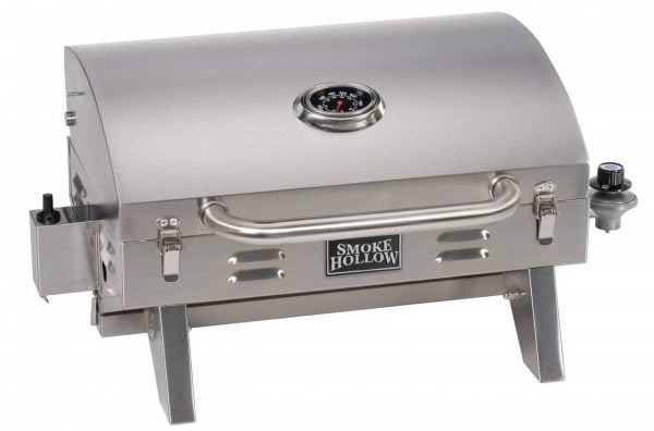 Smoke Hollow 205 Stainless Steel TableTop Propane Gas Grill