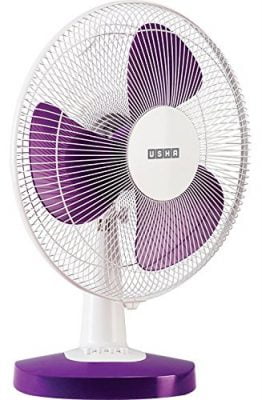Usha Duos Mist Air 400mm Table Fan (Purple)