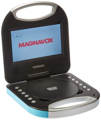 Magnavox MTFT750-BL Blue 7 Inch Portable DVD Player