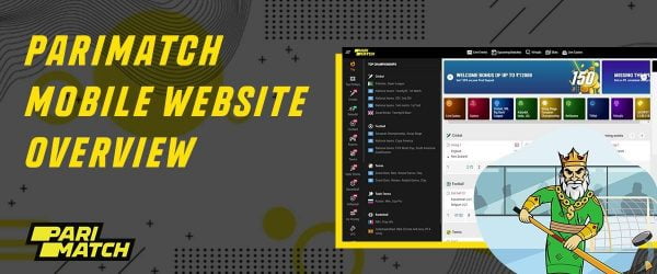 Parimatch Mobile Website Overview