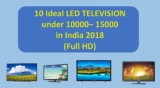 10 Ideal LED TELEVISION under 10000 – 15000 (Full HD)