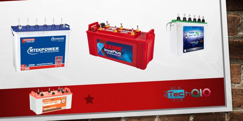 Top 5 Best Inverter Batteries in India 2019